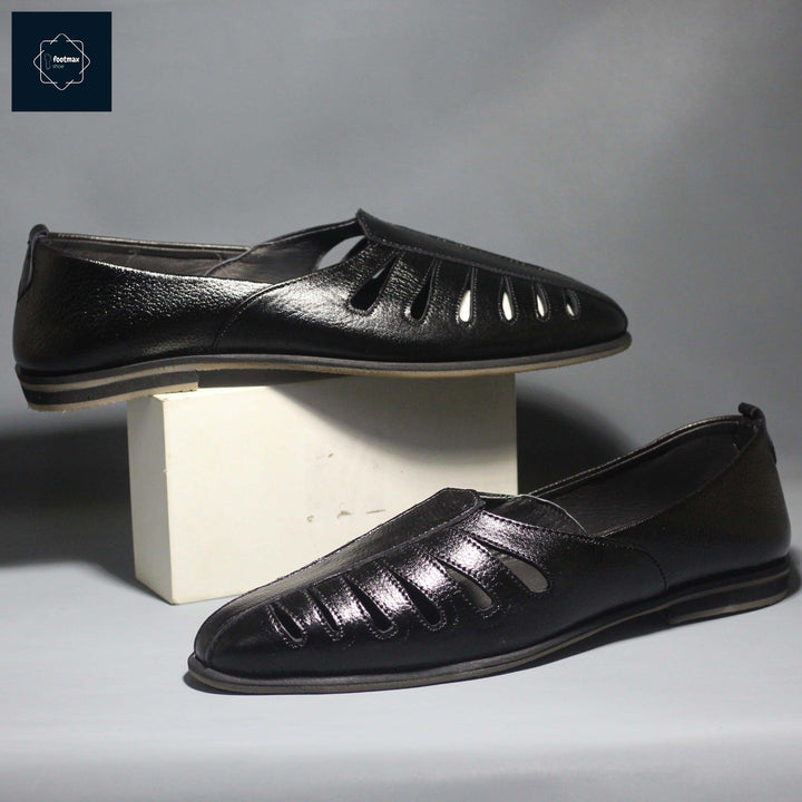 Half shoes pure leather for men - footmax (Store description)