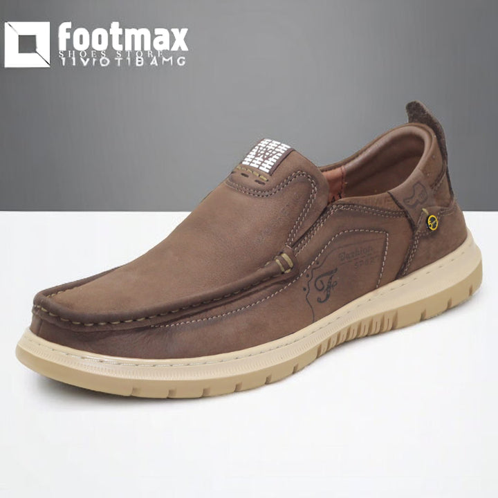 Cow leather casual shoe for-men - footmax (Store description)