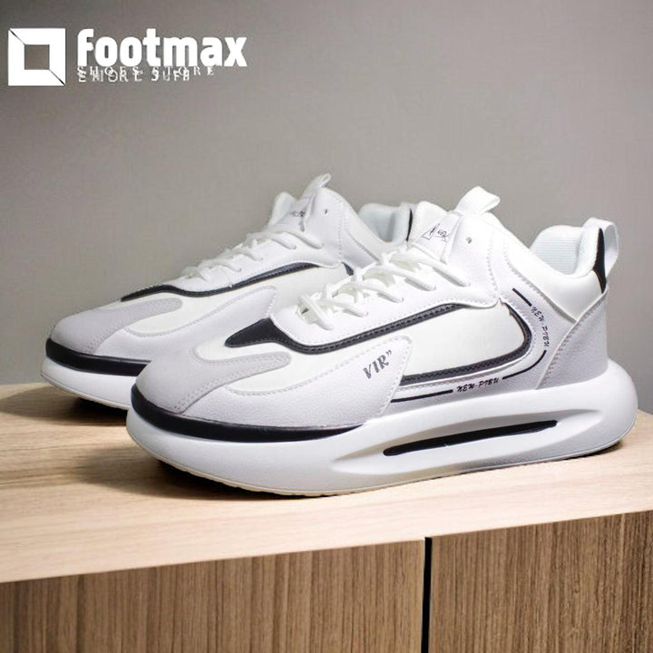 White Sneaker for men lightweight outdoor shoes - footmax (Store description)