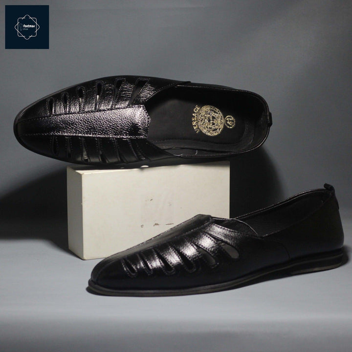 Half shoes pure leather for men - footmax (Store description)