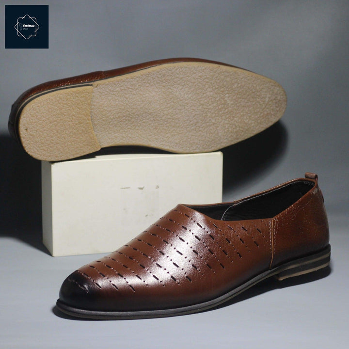 Pure leather half shoes for men - footmax (Store description)