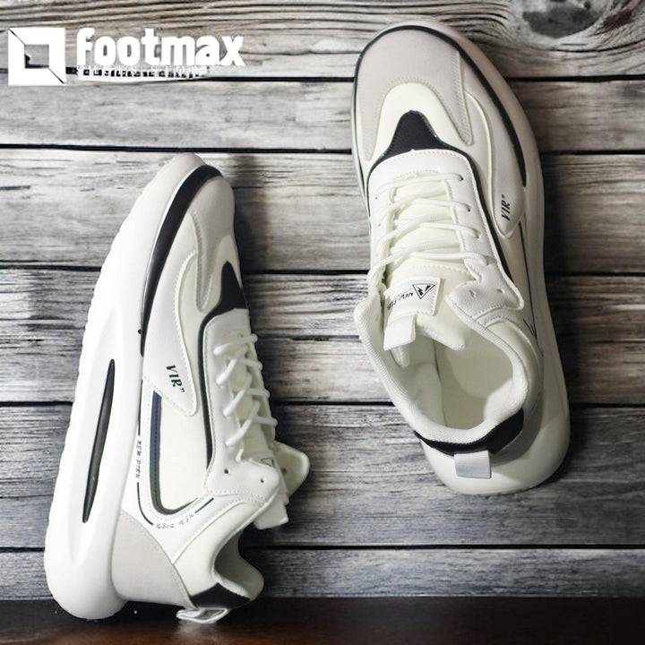 White Sneaker for men lightweight outdoor shoes - footmax (Store description)