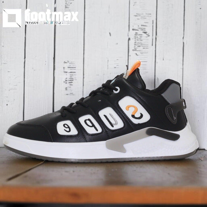 Black sneakers casual shoes for outdoor random working shoes - footmax (Store description)