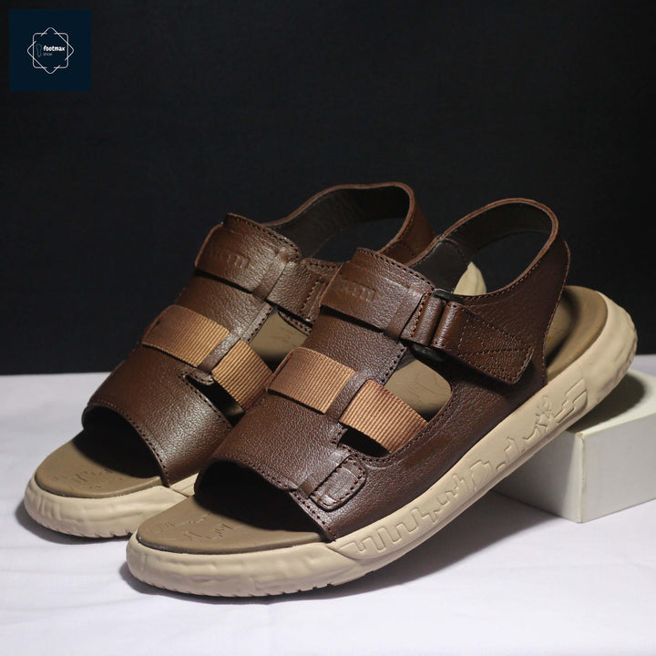 Pure leather men casual sandals - footmax (Store description)