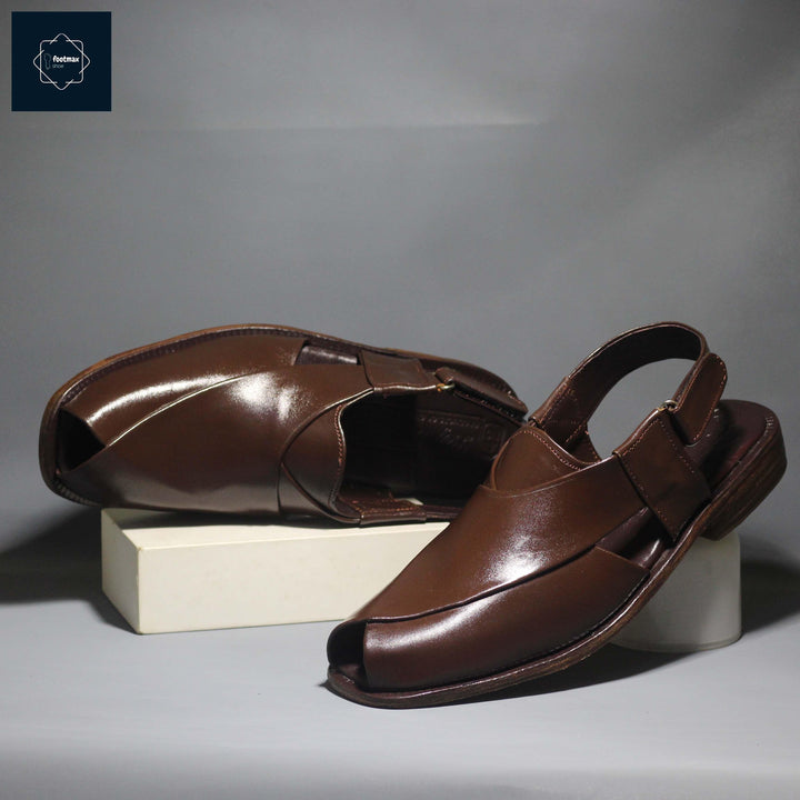 Men kabuli shoes full leather sandals - footmax (Store description)