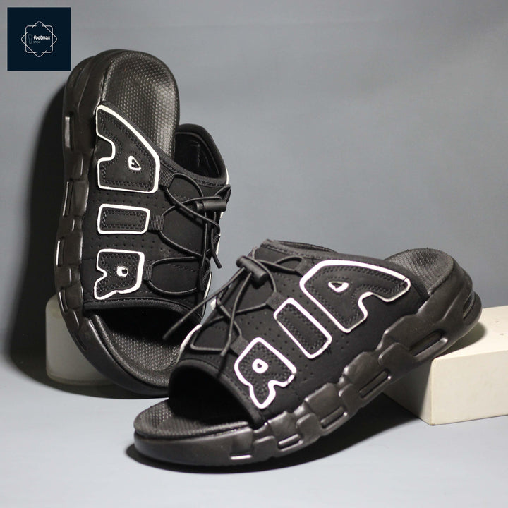 Slippers Slides Men 2023 Summer Luxury Brand Retro Designer Slippers for Men Air Cushion Shock Absorption Men's Sports Slippers - footmax (Store description)