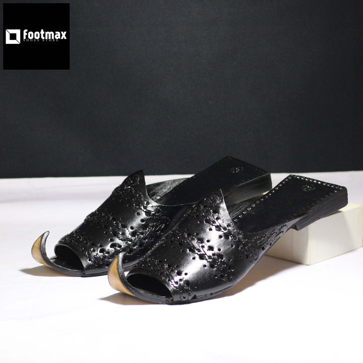 Multan style chotti sandals full leather - footmax