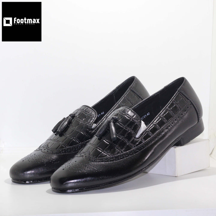 Leather loafer shoes for men - footmax (Store description)