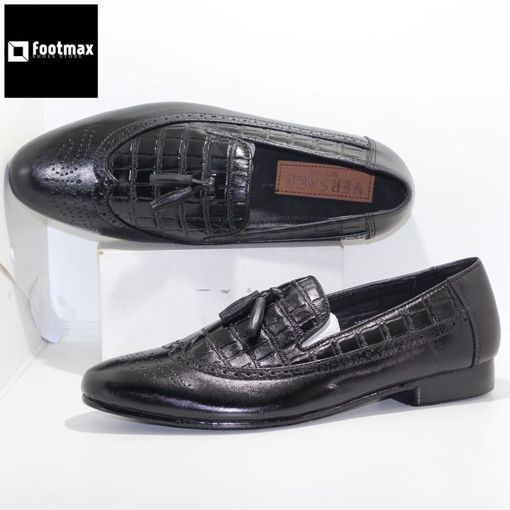 Leather loafer shoes for men - footmax (Store description)