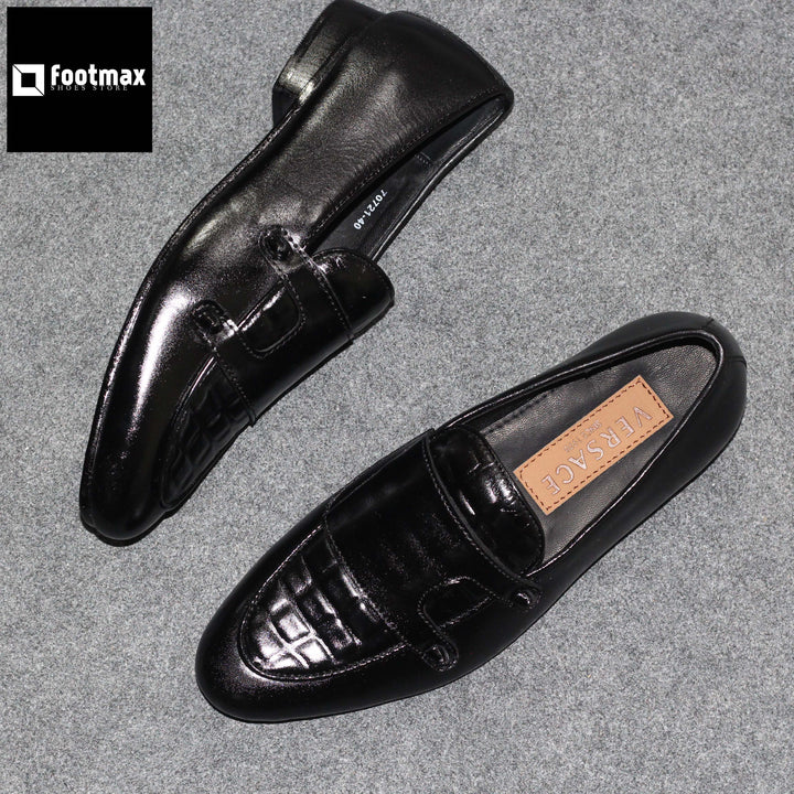 Genuine leather loafer shoes - footmax (Store description)