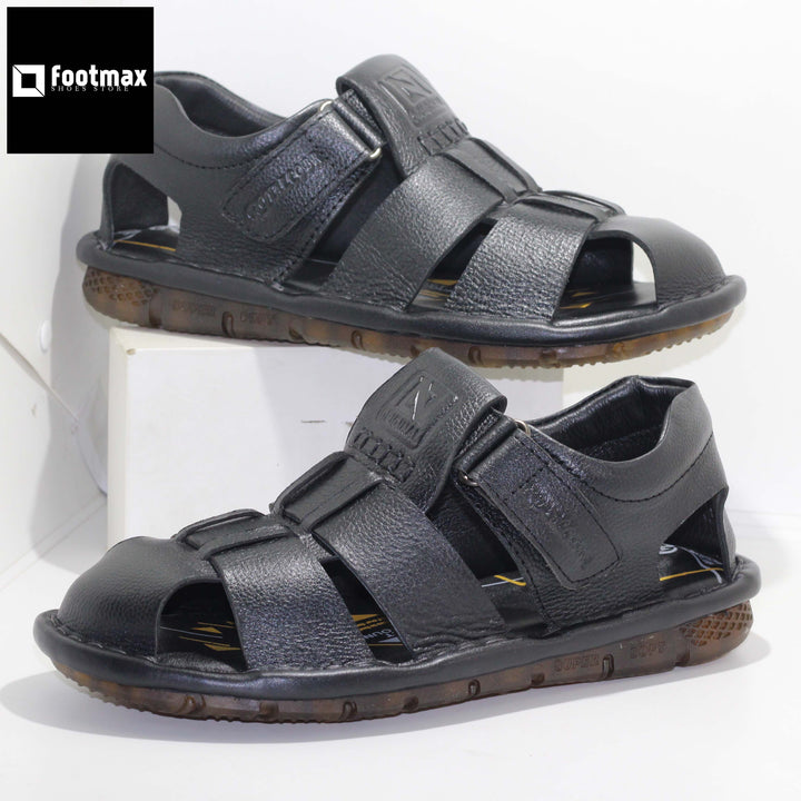Genuin leather shoe-cam sandals for men - footmax (Store description)