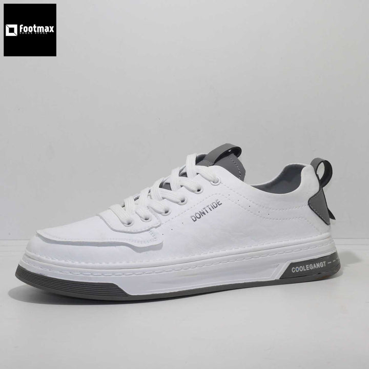 White Men sneaker shoes leather casual shoes - footmax (Store description)