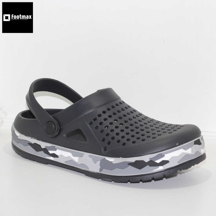 Men black slides waterproof slipper belt - footmax (Store description)