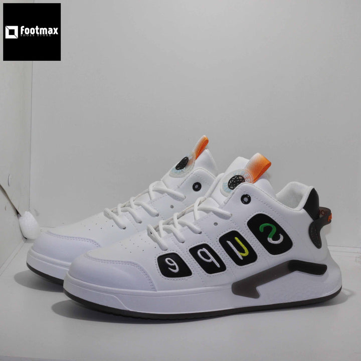 Black sneakers casual shoes for outdoor random working shoes - footmax