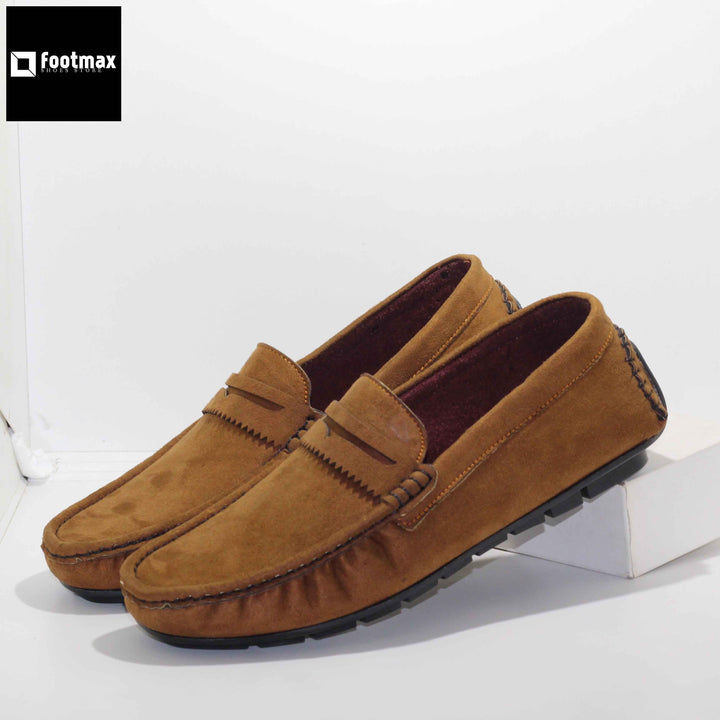 Brown men loafer shoes soft comfortable - footmax (Store description)