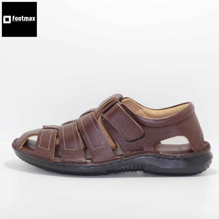 Cow leather belt sandal is designed for everyday wear, with a lightweight construction and long-lasting traction - footmax