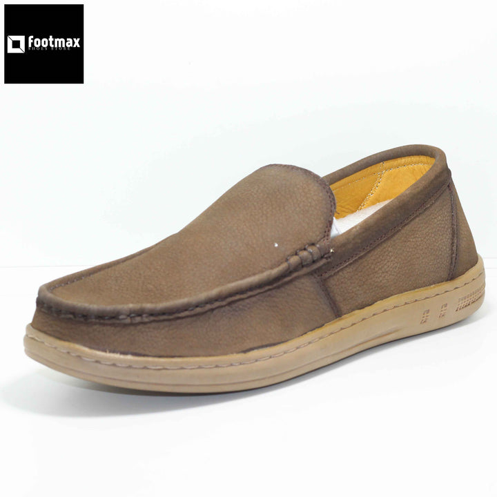cow leather loafers are crafted from high-quality material, ensuring durability and comfort - footmax (Store description)
