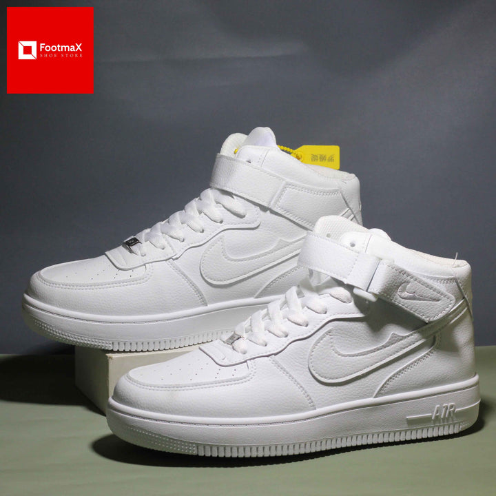 Full White Nike Sneaker Shoe, now available in Bangladesh! With its sleek design and durable materials, - footmax