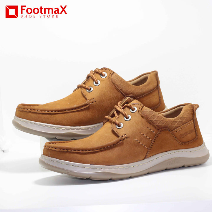 Cow leather brow shoes for men - footmax (Store description)
