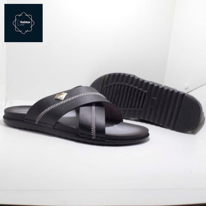 Leather flat sandals for men - footmax (Store description)
