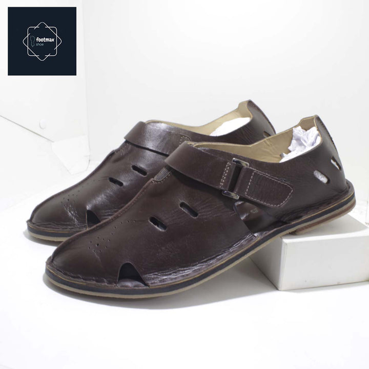 pure leather men slipper sandals - footmax (Store description)