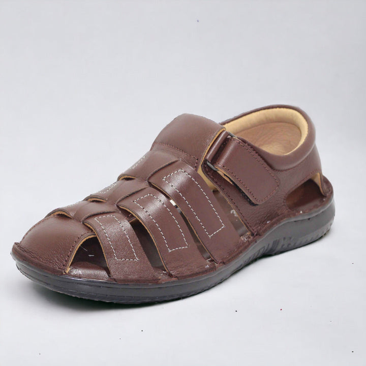 stylish sandals are made with genuine cow leather and designed for exceptional comfort. - footmax (Store description)