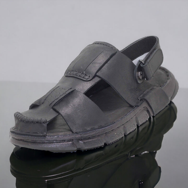 men's sandals are made with 100% pure leather, - footmax